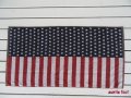 アメリカン バスタオル レッド色（星条旗柄）(約)W1180×H600