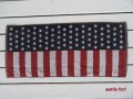 アメリカン フェイスタオル レッド色 （星条旗柄）(約)W780×H340