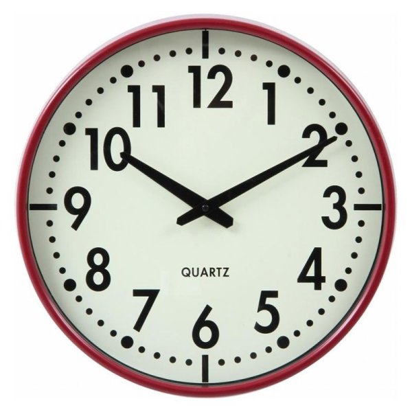 画像1: 掛時計 アリス Φ３７ｃｍ ＲＤ 【シンプルで見やすく、大きさもあって迫力満点!!】
