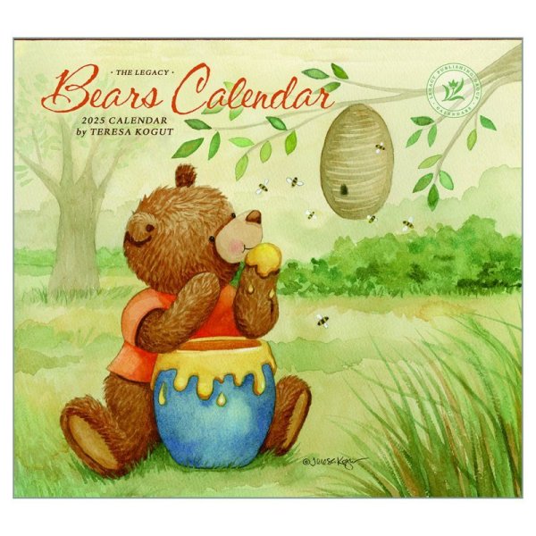 画像1: No12・2025年度版アメリカンカントリーカレンダー WCA92775 Bears Calendar【2枚限り】*只今入荷待ち。