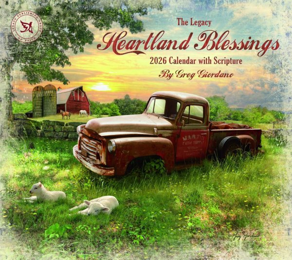 画像1: No3・2026年度版アメリカンカントリーカレンダー  WCA101087 Heartland Blessings【2枚限り】*只今入荷待ちです。