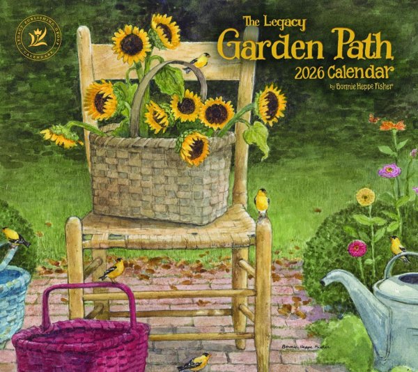 画像1: No18・2026年度版アメリカンカントリーカレンダー  WCA104310 Garden Path【2枚限り】*只今入荷待ちです。