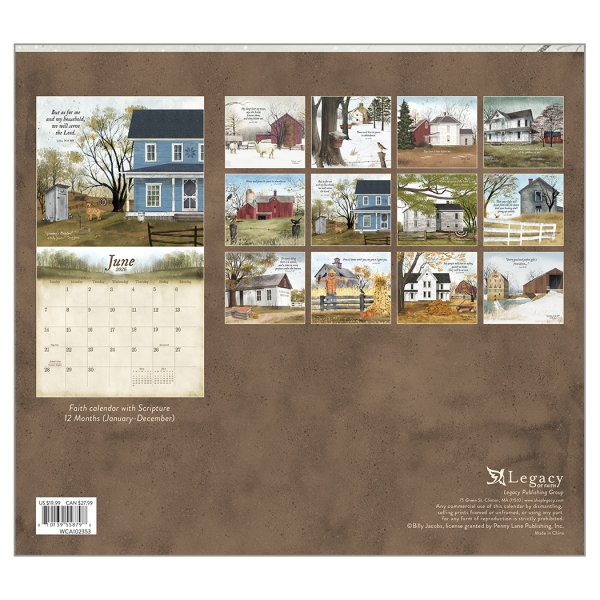 画像2: No8・2026年度版アメリカンカントリーカレンダー  WCA102353 Blessings of Home【2枚限り】*只今入荷待ちです。