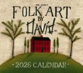 No17・2026年度版アメリカンカントリーカレンダー  WCA103968 Folk Art By David【2枚限り】*只今入荷待ちです。