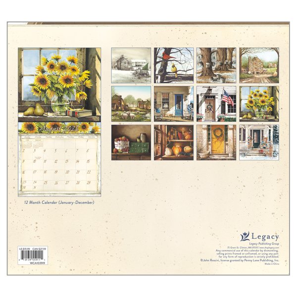 画像2: No16・2026年度版アメリカンカントリーカレンダー  WCA103919 Life it Self【2枚限り】*只今入荷待ちです。