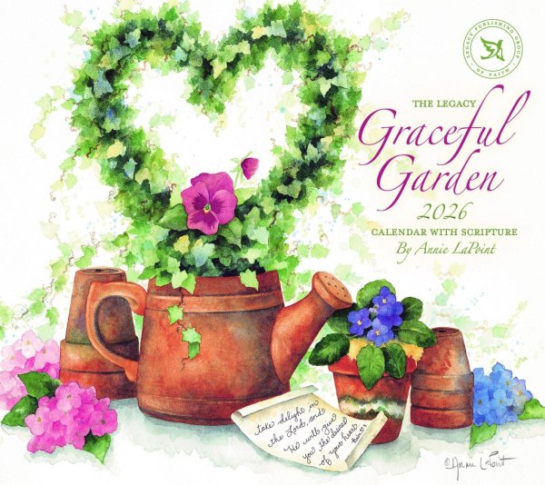 画像1: No6・2026年度版アメリカンカントリーカレンダー  WCA101354 Graceful Garden【2枚限り】*只今入荷待ちです。