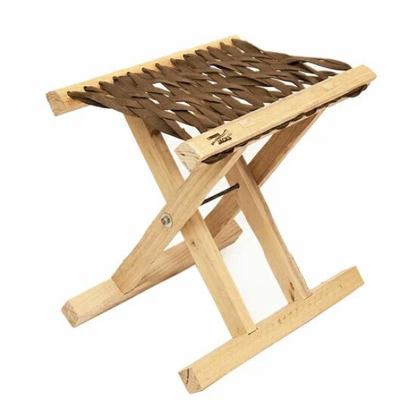画像2: LUMBER JACKS CHAIR ランバージャックスチェア （木製折り畳みアウトドアチェア） LUM-CH SIZE：(約)W31xD25xH31cm　【座部4色からお選び頂けます】