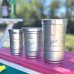 画像1: 左・Ball Aluminum Cup 9oz アルミニウム スタッキングカップ アメリカ製 【9oz・16oz・24ozの3サイズからお選び下さい 】 (1)