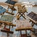 画像5: LUMBER JACKS CHAIR ランバージャックスチェア （木製折り畳みアウトドアチェア） LUM-CH SIZE：(約)W31xD25xH31cm　【座部4色からお選び頂けます】