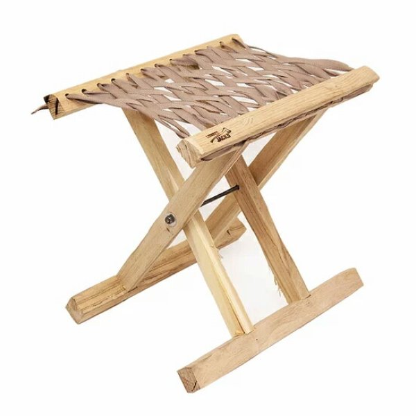 画像2: LUMBER JACKS CHAIR ランバージャックスチェア （木製折り畳みアウトドアチェア） LUM-CH SIZE：(約)W31xD25xH31cm　【座部4色からお選び頂けます】