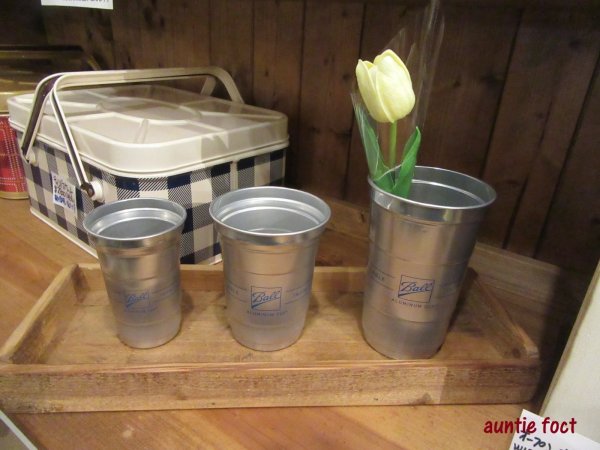 画像3: 左・Ball Aluminum Cup 9oz アルミニウム スタッキングカップ アメリカ製 【9oz・16oz・24ozの3サイズからお選び下さい 】