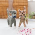 フェルトアニマル キャットペア【SALE価格】