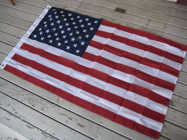 画像1: MADE IN USA アメリカ国旗 W910cm×D152cm *完売しました。