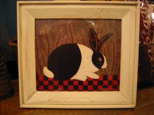 画像1: オリジナルカレンダー専用ピクチャーフレームAWH色ウサギ(前面ガラス)　*現品限り品